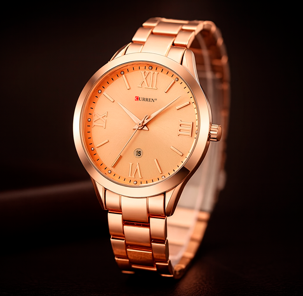 Relógio Curren Feminino  Aurora Rosa
