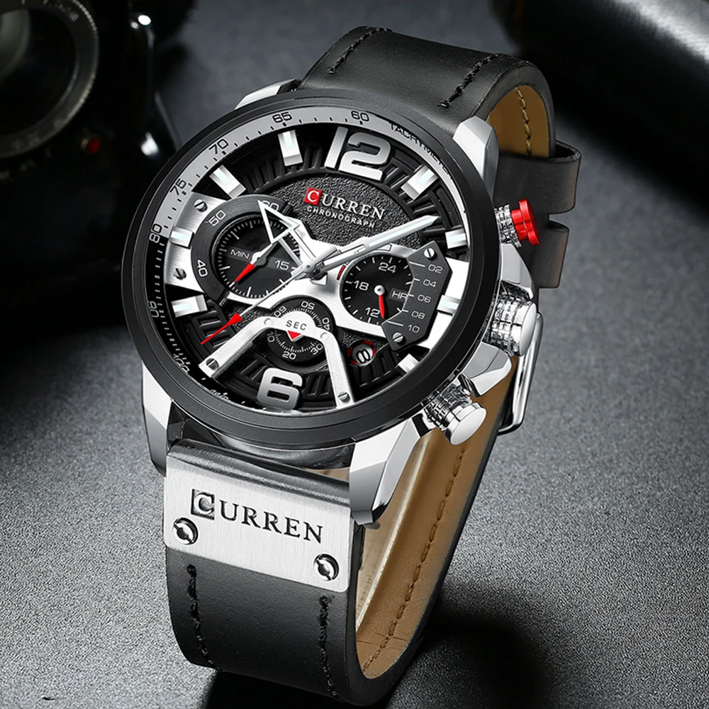 Relógio Curren Magnus White Masculino